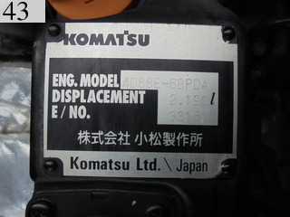 Used Construction Machine Used KOMATSU KOMATSU Excavator 0.2-0.3m3 PC40MR-3