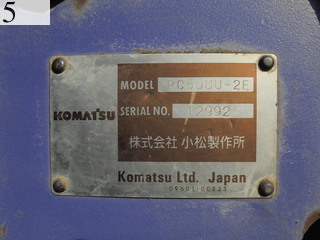 Used Construction Machine Used KOMATSU KOMATSU Excavator 0.2-0.3m3 PC50UU-2E