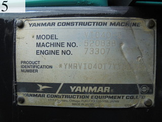 Used Construction Machine Used YANMAR YANMAR Excavator 0.2-0.3m3 VIO40-5