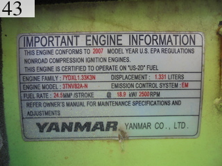 Used Construction Machine Used YANMAR YANMAR Excavator ~0.1m3 ViO30-5