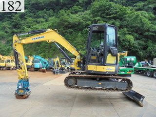 中古建設機械 中古 ヤンマーディーゼル YANMAR 林業機械 グラップル・ウインチ・排土板 ViO55-6