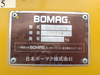 Used Construction Machine Used BOMAG NIPPON BOMAG NIPPON Roller Vibration rollers for paving BW131ACW