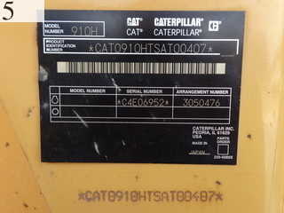 Used Construction Machine Used CAT CAT Wheel Loader bigger than 1.0m3 910H