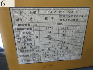 中古建設機械 中古 TCM 東洋運搬機 TCM ホイール・ローダ １．０立米以下 L4-2