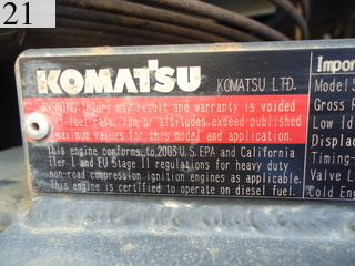 中古建設機械 中古 コマツ KOMATSU ブルドーザ  D31PX-21