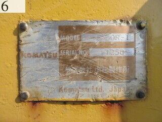 Used Construction Machine Used KOMATSU KOMATSU Crawler carrier Crawler Dump Rotating CD60R-1