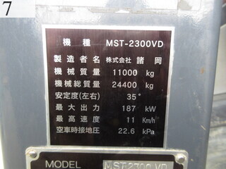 Used Construction Machine Used MOROOKA MOROOKA Crawler carrier Crawler Dump MST-2300VD