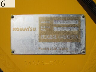 中古建設機械 中古 コマツ KOMATSU モーターグレーダー アーティキュレート式 GD405A-3