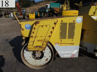 中古建設機械 中古 酒井重工業 SAKAI ローラー 舗装用振動ローラー TW450W