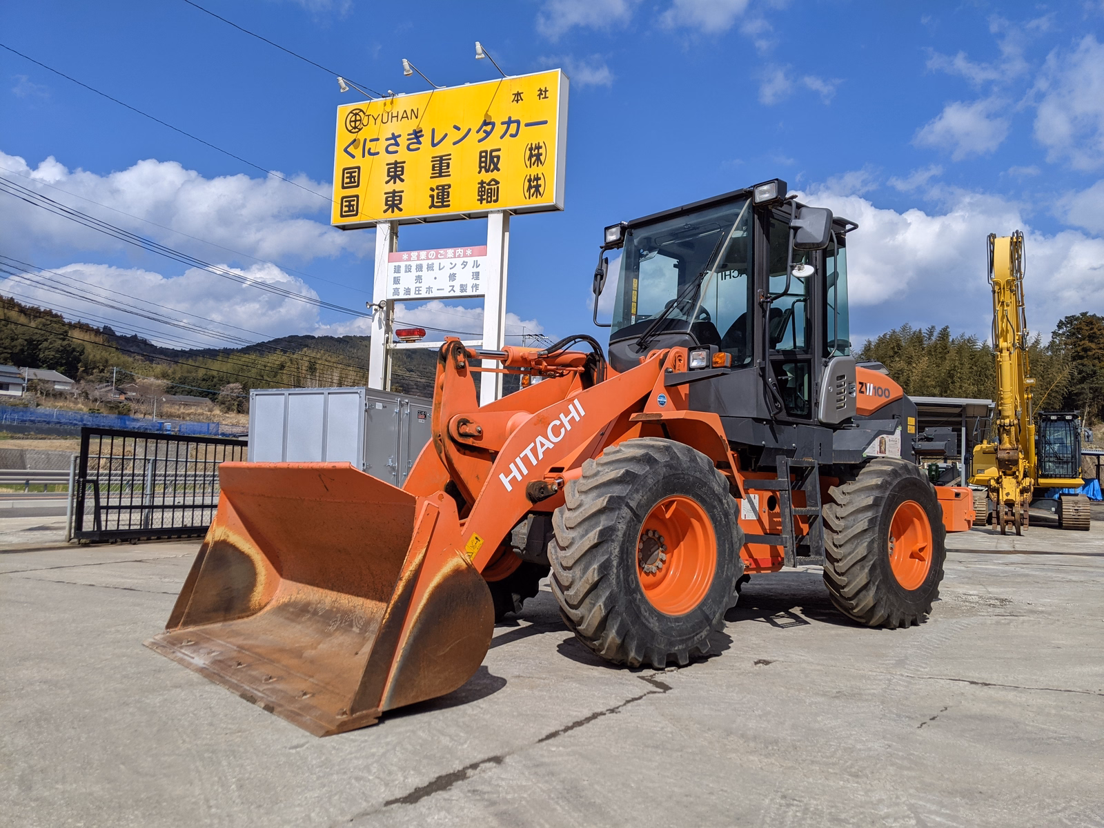 Used Construction Machine Used HITACHI Wheel Loader bigger than 1.0m3 ZW100-5B Photos