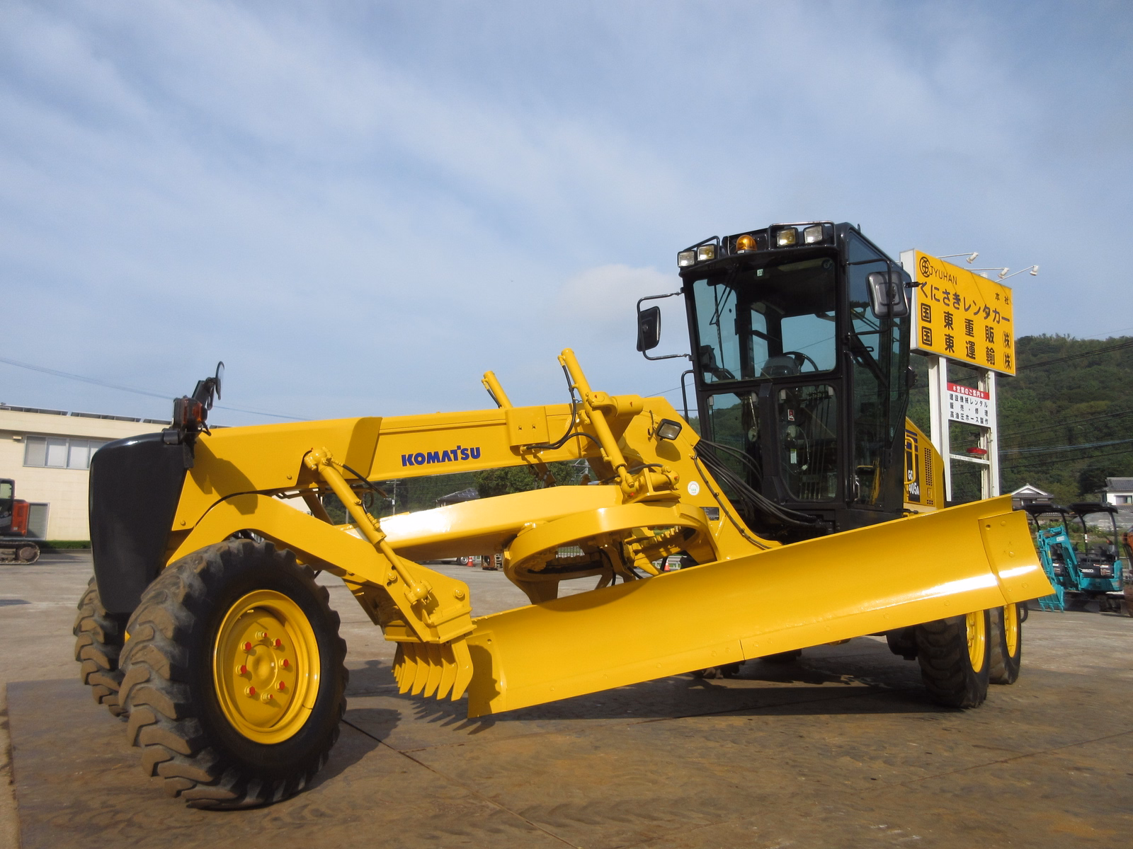 Used Construction Machine Used KOMATSU Grader Articulated frame GD405A-3E0 Photos
