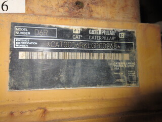 Used Construction Machine Used CAT CAT Bulldozer  D6R