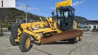 中古建設機械 中古 コマツ KOMATSU モーターグレーダー アーティキュレート式 GD405A-3E0