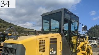 中古建設機械 中古 コマツ KOMATSU モーターグレーダー アーティキュレート式 GD405A-3E0