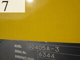 Used Construction Machine Used KOMATSU KOMATSU Grader Articulated frame GD405A-3