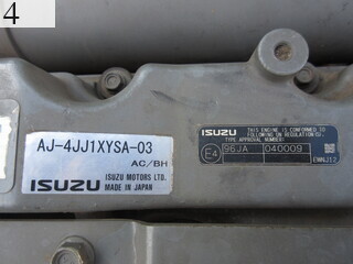 Used Construction Machine Used ISUZU MOTORS ISUZU MOTORS Engine Diesel engine AJ-4JJ1XYSA-03