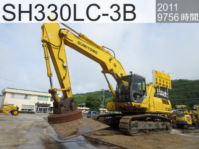 中古建設機械 中古 住友建機 マテリアルハンドリング機 マグネット仕様 SH330LC-3B #LM6262, 2011年式 9756時間