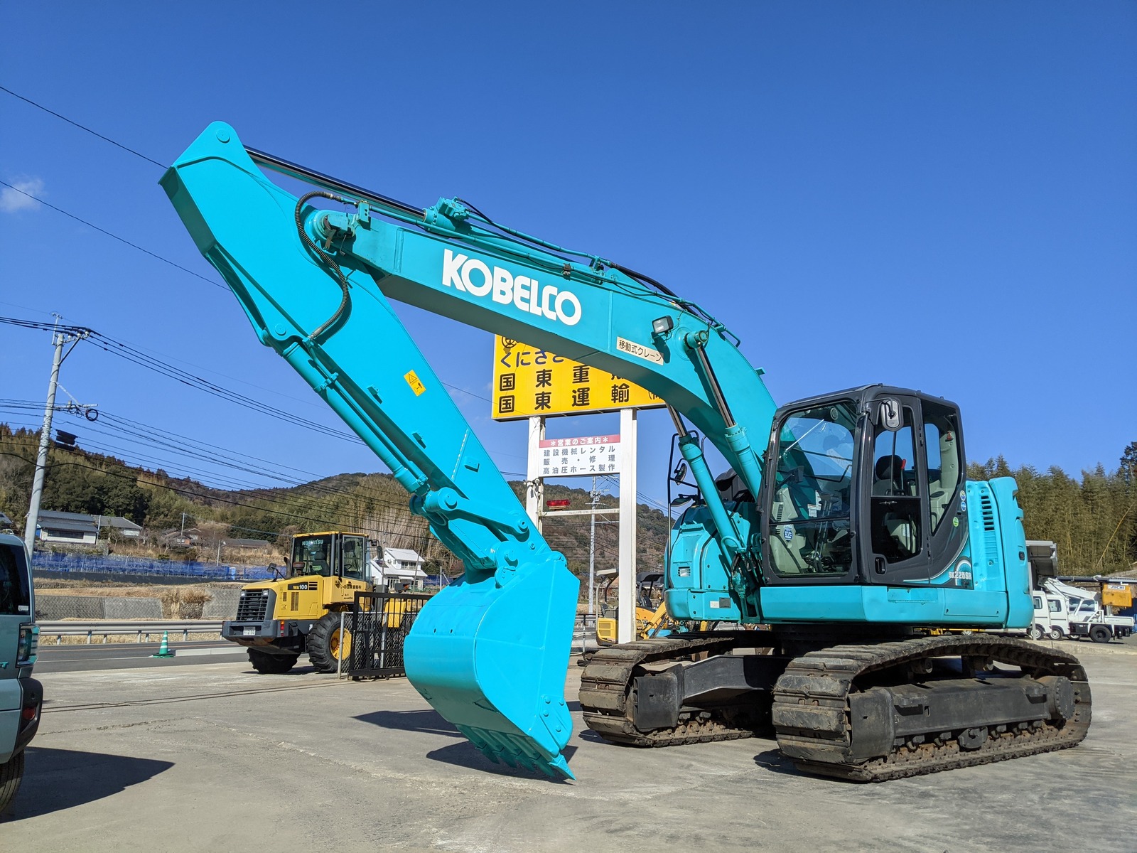 中古建設機械 中古 コベルコ建機 KOBELCO 油圧ショベル・バックホー ０．７－０．９立米 SK225SR-5