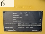 中古建設機械 中古 コマツ KOMATSU モーターグレーダー アーティキュレート式 GD405A-3