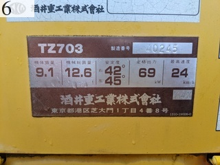 Used Construction Machine Used SAKAI SAKAI Roller Tire rollers TZ703