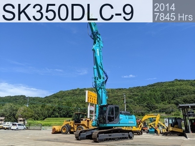 Used Construction Machine Used KOBELCO Demolition excavators Long front SK350DLC-9 #YC12-10304, 2014Year 7845Hours