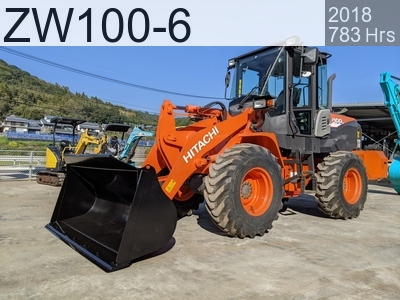Used Construction Machine Used  Wheel Loader bigger than 1.0m3 ZW100-6 #H88-10240, 2018Year 783Hours