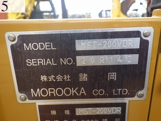 Used Construction Machine Used MOROOKA MOROOKA Crawler carrier Crawler Dump Rotating MST-200VDR