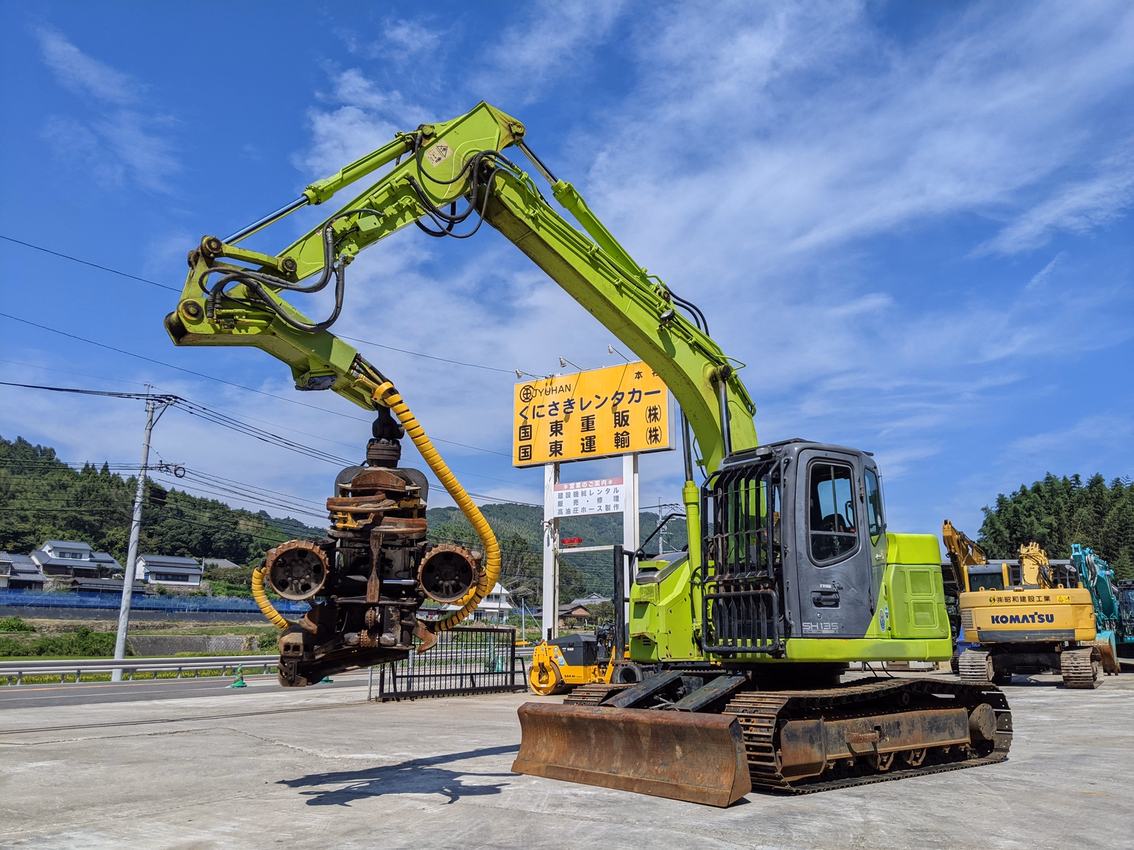 Used Construction Machine Used  Forestry excavators Processor SH135X-3B Photos