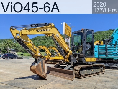 Used Construction Machine Used  Excavator ~0.1m3 ViO45-6A #6H467, 2020Year 1778Hours