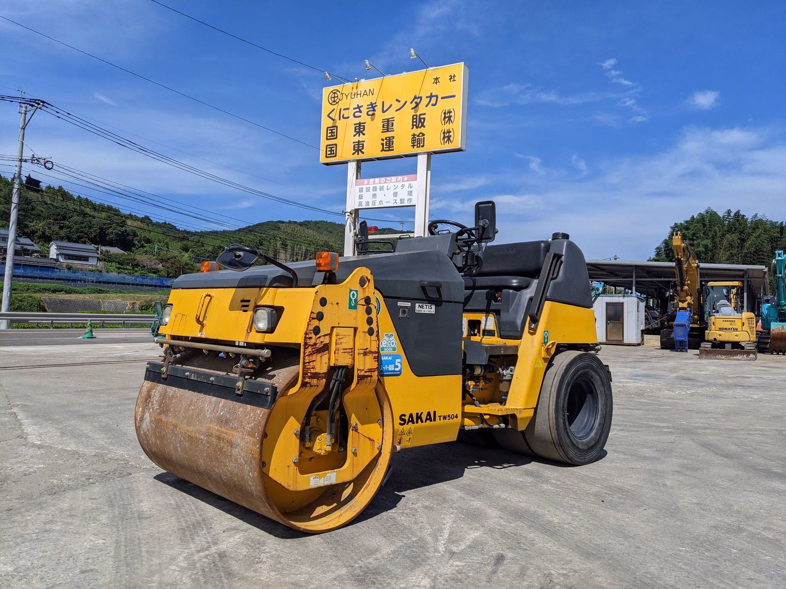 Used Construction Machine Used SAKAI Roller Vibration rollers for paving TW504 Photos