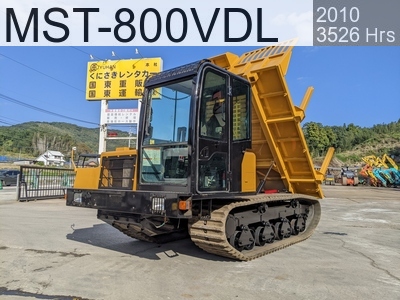 Used Construction Machine Used MOROOKA Forestry excavators Forwarder MST-800VDL #4338, 2010Year 3526Hours