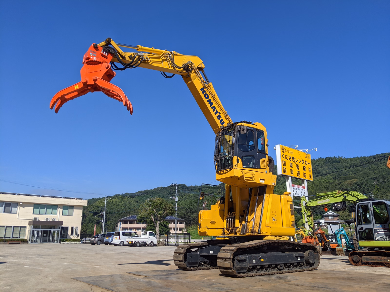 Used Construction Machine Used KOMATSU Material Handling / Recycling excavators Grapple PC228US-11 Photos
