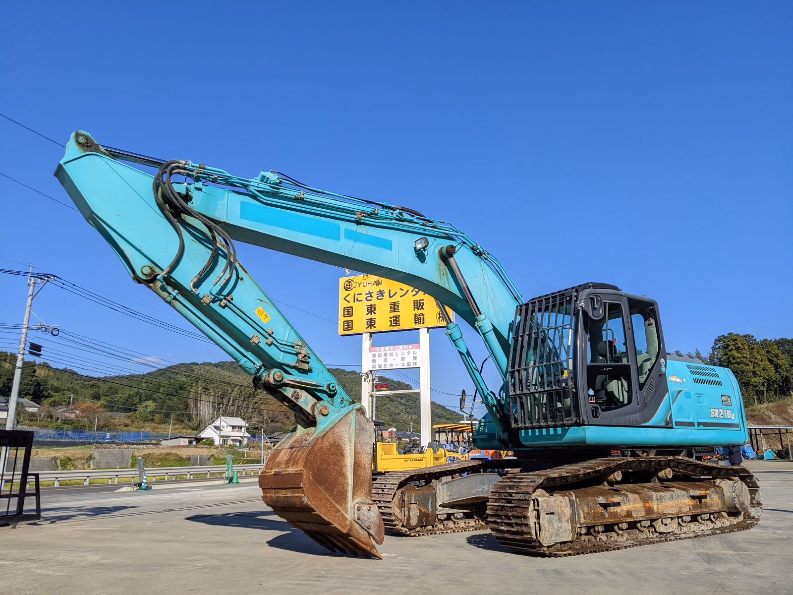 Used Construction Machine Used KOBELCO Excavator 0.7-0.9m3 SK210LC-9 Photos