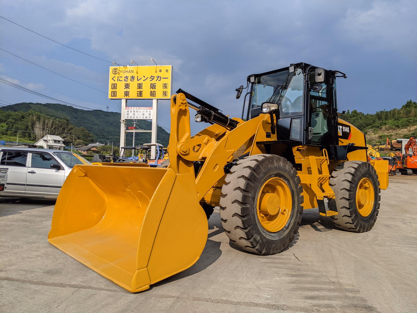 Used Construction Machine Used CAT Wheel Loader bigger than 1.0m3 914K Photos
