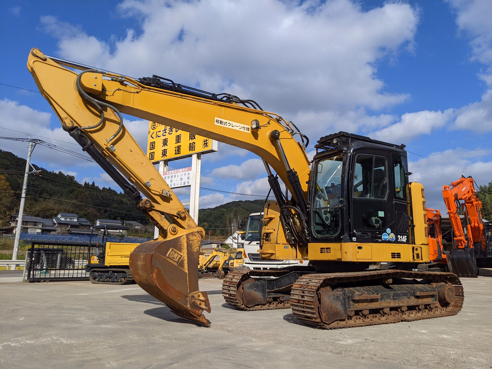 Used Construction Machine Used CAT Excavator 0.4-0.5m3 314FCR Photos