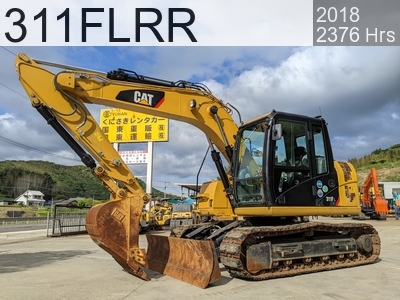 Used Construction Machine Used CATERPILLAR Excavator 0.4-0.5m3 311FLRR #JFT10437, 2018Year 2376Hours