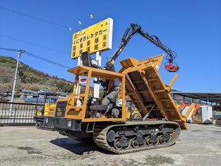 中古建設機械 中古 諸岡 林業機械 フォワーダ・クローラ キャリア MST-800VDL 写真