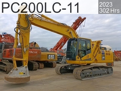 Used Construction Machine Used KOMATSU Material Handling / Recycling excavators Magnet PC200LC-11 #508516, 2023Year 302Hours