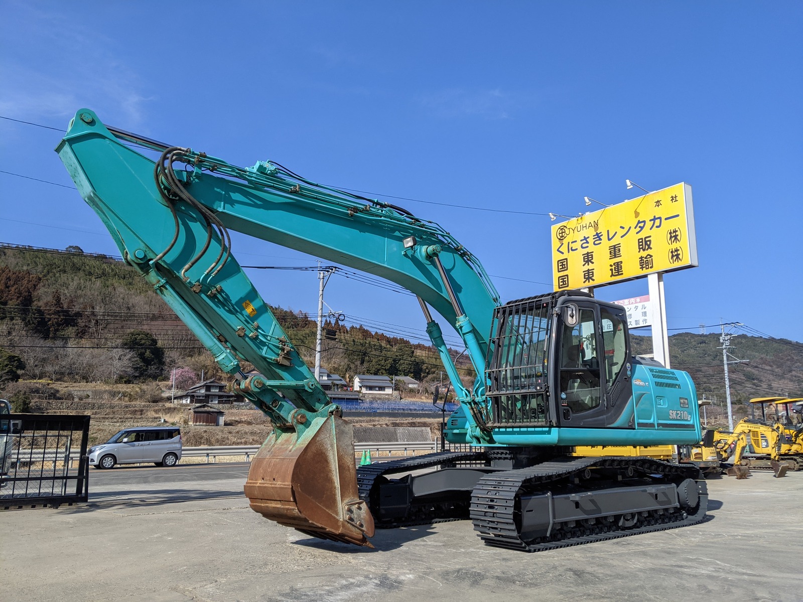 中古建設機械 中古 コベルコ建機 KOBELCO 油圧ショベル・バックホー ０．７－０．９立米 SK210LC-9