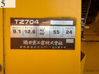 中古建設機械 中古 酒井重工業 SAKAI ローラー タイヤローラー TZ704